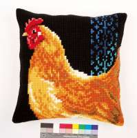 Набор для вышивания подушки VERVACO арт. vervaco.PN-0156254 "Курица"
