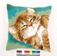 Набор для вышивания подушки VERVACO арт. vervaco.PN-0157982 "Кот"
