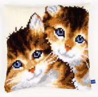Набор для вышивания подушки VERVACO арт. vervaco.PN-0150972 "Котята"