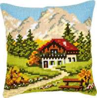 Набор для вышивания подушки VERVACO арт. vervaco.PN-0008600 "Альпийский пейзаж"