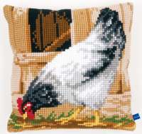 Набор для вышивания подушки VERVACO арт. vervaco.PN-0148109 "Серая курица"