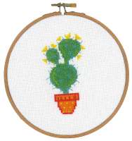 Набор для вышивания "VERVACO" арт. vervaco.PN-0155973 "Кактус с жёлтыми цветами"