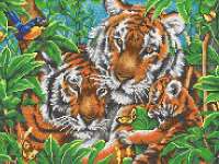 Рисунок на ткани КОНЁК арт. konek.7810 Тигры