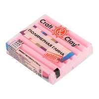 "Craft&Clay" полимерная глина CCH эффект матового стекла 50 г 1402 нежно-розовый