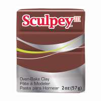 "Sculpey" III полимерная глина S302 57 г 053 шоколадный