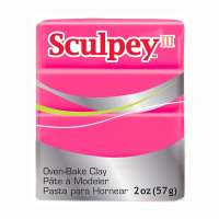 "Sculpey" III полимерная глина S302 57 г 503 ярко-розовый