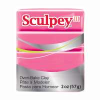 "Sculpey" III полимерная глина S302 57 г 1142 розовый леденец