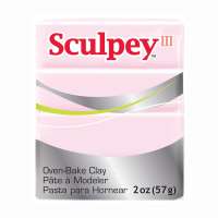 "Sculpey" III полимерная глина S302 57 г 1209 розовый
