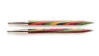 20425 Knit Pro Спицы съемные 'Symfonie' 4,5мм для длины тросика 20см, дерево, многоцветный, 2шт
