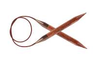 31091 Knit Pro Спицы круговые Ginger 5мм/80см, дерево, коричневый