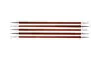 47012 Knit Pro Спицы чулочные Zing 5,5мм/15см, алюминий, охра, 5шт
