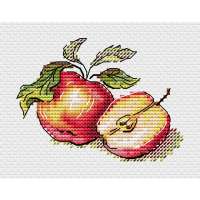 Набор для вышивания крестом М.П. Студия арт. mpstudia.М-596 "Сочные яблочки"