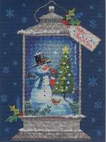 Набор для вышивания DIMENSIONS арт.70-08987 "Фонарь снеговика"