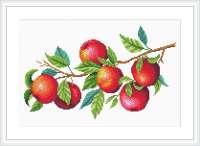 Канва/ткань с рисунком "М.П. Студия" арт. mpstudia.СК-106 "Урожай яблок"