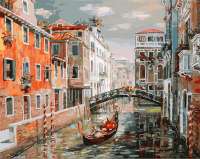 Картины по номерам Белоснежка арт.БЛ.125-AB Венеция. Канал Сан Джованни Латерано 40х50 см