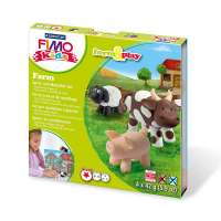 FIMO kids formplay Ферма, состоящий из 4-ти блоков по 42г, уровень сложности 1, арт.8034 01 LZ