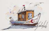 Набор для вышивания Панна МТ-1940 Рыбацкая лодка