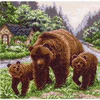 Рисунок на канве Матренин Посад арт. mposad.1129 "Медвежий угол"
