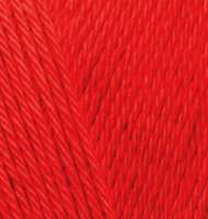 Пряжа для вязания Ализе Bahar (100% мерсеризированный хлопок) 5х100г/260м цв.056 красный