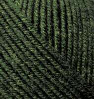 Пряжа для вязания Ализе Superlana midi (25% шерсть, 75% акрил) 5х100г/170м цв.241 зеленая черепаха