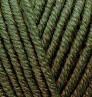 Пряжа для вязания Ализе Superlana maxi (25% шерсть, 75% акрил) 5х100г/100м цв.241 т.зеленый