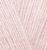 Пряжа для вязания Ализе Angora Gold (20% шерсть, 80% акрил) 5х100г/550м цв.271 жемчужно-розовый