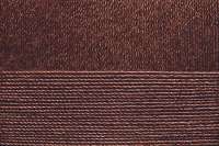 Пряжа для вязания ПЕХ Блестящее лето (95% мерсеризованный хлопок 5% метанит) 5х100г/380м цв.416 св.коричневый