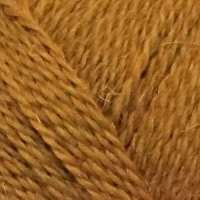 Пряжа для вязания ПЕХ Деревенская (100% полугрубая шерсть) 10х100г/250м цв.044 золото