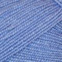 Пряжа для вязания ПЕХ Бисерная (100% акрил) 5х100г/450м цв.195 Незабудка