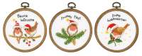 Набор для вышивания "VERVACO" арт. vervaco.PN-0182761 "Рождественские птицы"