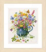Набор для вышивания "LANARTE" арт. lanarte.PN-0164074 "Цветы в вазе"