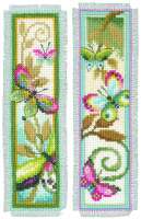Набор для вышивания закладки VERVACO арт vervaco.PN-0155949 "Декоративные бабочки"