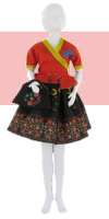 Набор для изготовления игрушки "DressYourDoll" Одежда для кукол №4 арт. miadolla.S411-0102 Steffi Folk