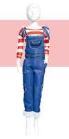 Набор для изготовления игрушки "DressYourDoll" Одежда для кукол №4 арт. miadolla.S413-0501 Tilly Jeans