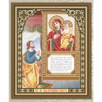 Рисунок на ткани Арт Соло арт. VIA4253 "Нечаянная Радость Образ Пресвятой Богородицы"