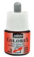 Краска акварель "PEBEO" Акварельные чернила Colorex 45 мл 341-025 оранжевый