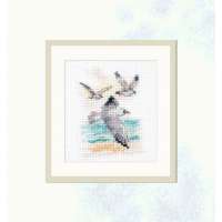 Набор для вышивания крестом Алиса арт. alisa.0-221 "Ветер с моря. Чайки"