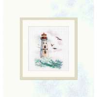 Набор для вышивания крестом Алиса арт. alisa.0-223 "Море волнуется. Белый маяк"