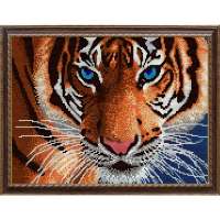 RK LARKES Рисунок на ткани К3013 Взгляд тигра