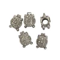 Бусина "Zlatka" металл NPO-20 20 шт №1 Будильник