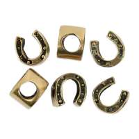 Бусина "Zlatka" металл PND-04 20 шт №1 Подкова