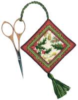 Набор для вышивания аксессура для ножниц LE BONHEUR DES DAMES арт.3351 "Porte ciseaux hiver" (зима)