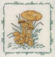 Набор для вышивания LE BONHEUR DES DAMES  1685 "Armillaire couleur de miel" (опёнок)