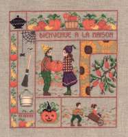 Набор для вышивания LE BONHEUR DES DAMES 2659 "Bienvenue octobre" (добро пожаловать октябрь)