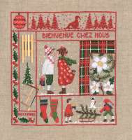 Набор для вышивания LE BONHEUR DES DAMES 2661 "Bienvenue decembre" (добро пожаловать декабрь)