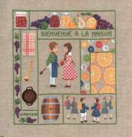 Набор для вышивания LE BONHEUR DES DAMES арт bonheur.2658 "Bienvenue septembre" (добро пожаловать сентябрь)