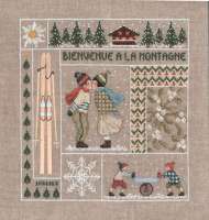 Набор для вышивания LE BONHEUR DES DAMES  арт bonheur.2650 "Bienvenue janvier" (добро пожаловать январь)