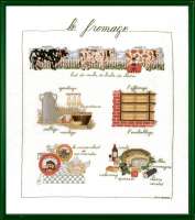 НАБОР ДЛЯ ВЫШИВАНИЯ LE BONHEUR DES DAMES арт bonheur.1184 "LE FROMAGE" (СЫР)