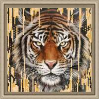 Рисунок на ткани RK LARKES арт. larkes.К4202 "Тигр"