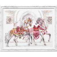 Набор для вышивания крестом Чудесная Игла арт. igla.130-080 "Королевские скакуны"